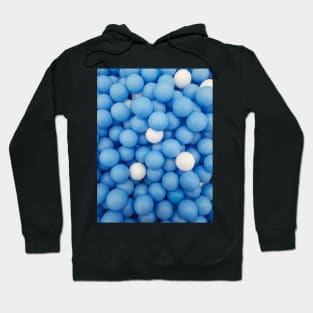 Blue ball pattern photography Hoodie